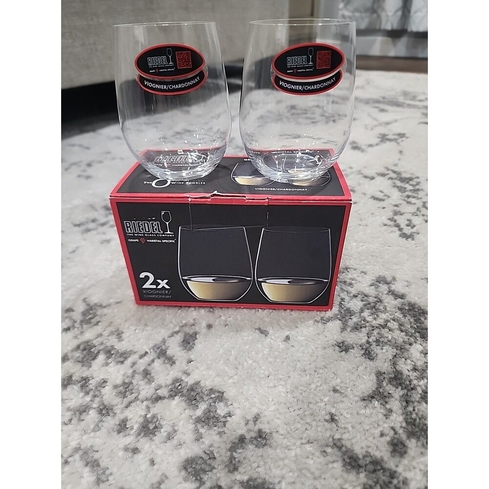 Riedel O Viognier Chardonnay Tumbler 0414/005 Crystal MINT Box Tape